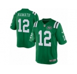 Men's Nike New York Jets #12 Joe Namath Limited Green Rush NFL Jersey