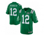 Men's Nike New York Jets #12 Joe Namath Limited Green Rush NFL Jersey