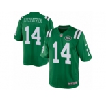 Men's Nike New York Jets #14 Ryan Fitzpatrick Limited Green Rush NFL Jersey