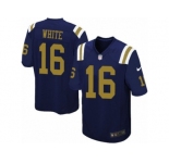 Men's Nike New York Jets #16 Myles White Limited Navy Blue Alternate NFL Jersey