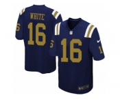 Men's Nike New York Jets #16 Myles White Limited Navy Blue Alternate NFL Jersey