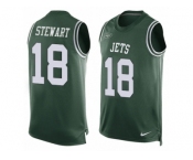 Men's Nike New York Jets #18 ArDarius Stewart Limited Green Player Name & Number Tank Top NFL Jersey