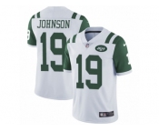 Men's Nike New York Jets #19 Keyshawn Johnson Vapor Untouchable Limited White NFL Jersey