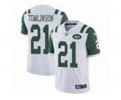 Men's Nike New York Jets #21 LaDainian Tomlinson Vapor Untouchable Limited White NFL Jersey