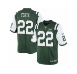 Men's Nike New York Jets #22 Matt Forte Limited Green Team Color NFL Jersey