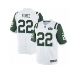 Men's Nike New York Jets #22 Matt Forte Limited White NFL Jersey