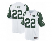 Men's Nike New York Jets #22 Matt Forte Limited White NFL Jersey