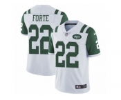 Men's Nike New York Jets #22 Matt Forte Vapor Untouchable Limited White NFL Jersey