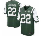 Men's Nike New York Jets #22 Trumaine Johnson Game Green Team Color NFL Jersey