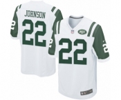 Men's Nike New York Jets #22 Trumaine Johnson Game White NFL Jersey