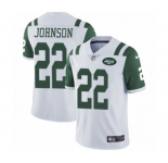 Men's Nike New York Jets #22 Trumaine Johnson White Vapor Untouchable Limited Player NFL Jersey