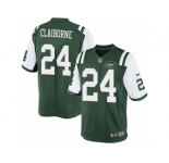 Men's Nike New York Jets #24 Morris Claiborne Limited Green Team Color NFL Jersey