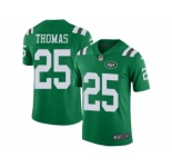 Men's Nike New York Jets #25 Shamarko Thomas Limited Green Rush NFL Jersey
