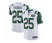Men's Nike New York Jets #25 Shamarko Thomas White Vapor Untouchable Limited Player NFL Jersey