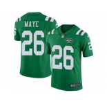 Men's Nike New York Jets #26 Marcus Maye Limited Green Rush NFL Jersey