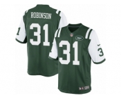 Men's Nike New York Jets #31 Khiry Robinson Limited Green Team Color NFL Jersey