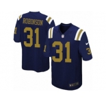 Men's Nike New York Jets #31 Khiry Robinson Limited Navy Blue Alternate NFL Jersey