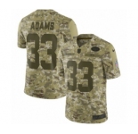 Men's Nike New York Jets #33 Jamal Adams Limited Camo 2018 Salute to Service NFL Jersey