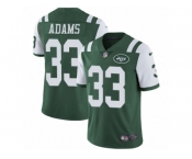 Men's Nike New York Jets #33 Jamal Adams Vapor Untouchable Limited Green Team Color NFL Jersey