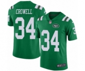 Men's Nike New York Jets #34 Isaiah Crowell Limited Green Rush Vapor Untouchable NFL Jersey