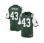 Men's Nike New York Jets #43 Julian Howsare Limited Green Team Color NFL Jersey