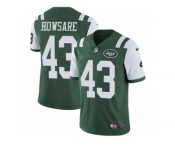 Men's Nike New York Jets #43 Julian Howsare Vapor Untouchable Limited Green Team Color NFL Jersey