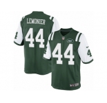 Men's Nike New York Jets #44 Corey Lemonier Limited Green Team Color NFL Jersey