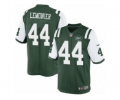 Men's Nike New York Jets #44 Corey Lemonier Limited Green Team Color NFL Jersey