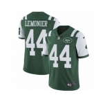 Men's Nike New York Jets #44 Corey Lemonier Vapor Untouchable Limited Green Team Color NFL Jersey