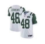 Men's Nike New York Jets #48 Jordan Jenkins Vapor Untouchable Limited White NFL Jersey