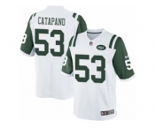 Men's Nike New York Jets #53 Mike Catapano Limited White NFL Jersey
