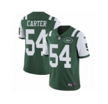 Men's Nike New York Jets #54 Bruce Carter Vapor Untouchable Limited Green Team Color NFL Jersey