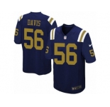 Men's Nike New York Jets #56 DeMario Davis Limited Navy Blue Alternate NFL Jersey