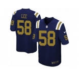 Men's Nike New York Jets #58 Darron Lee Limited Navy Blue Alternate NFL Jersey