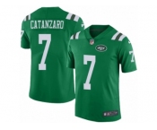 Men's Nike New York Jets #7 Chandler Catanzaro Limited Green Rush NFL Jersey
