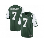Men's Nike New York Jets #7 Chandler Catanzaro Limited Green Team Color NFL Jersey