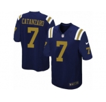 Men's Nike New York Jets #7 Chandler Catanzaro Limited Navy Blue Alternate NFL Jersey