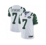 Men's Nike New York Jets #7 Chandler Catanzaro Vapor Untouchable Limited White NFL Jersey