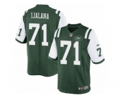 Men's Nike New York Jets #71 Ben Ijalana Limited Green Team Color NFL Jersey