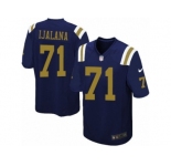 Men's Nike New York Jets #71 Ben Ijalana Limited Navy Blue Alternate NFL Jersey