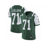 Men's Nike New York Jets #71 Ben Ijalana Vapor Untouchable Limited Green Team Color NFL Jersey