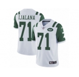 Men's Nike New York Jets #71 Ben Ijalana Vapor Untouchable Limited White NFL Jersey