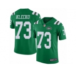 Men's Nike New York Jets #73 Joe Klecko Limited Green Rush NFL Jersey