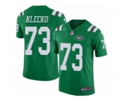 Men's Nike New York Jets #73 Joe Klecko Limited Green Rush NFL Jersey