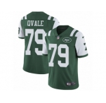 Men's Nike New York Jets #79 Brent Qvale Vapor Untouchable Limited Green Team Color NFL Jersey