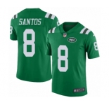 Men's Nike New York Jets #8 Cairo Santos Limited Green Rush Vapor Untouchable NFL Jersey