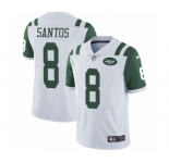 Men's Nike New York Jets #8 Cairo Santos White Vapor Untouchable Limited Player NFL Jersey