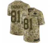 Men's Nike New York Jets #81 Quincy Enunwa Limited Camo 2018 Salute to Service NFL Jersey
