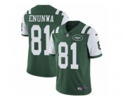 Men's Nike New York Jets #81 Quincy Enunwa Vapor Untouchable Limited Green Team Color NFL Jersey
