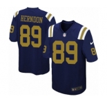Men's Nike New York Jets #89 Chris Herndon Limited Navy Blue Alternate NFL Jersey
